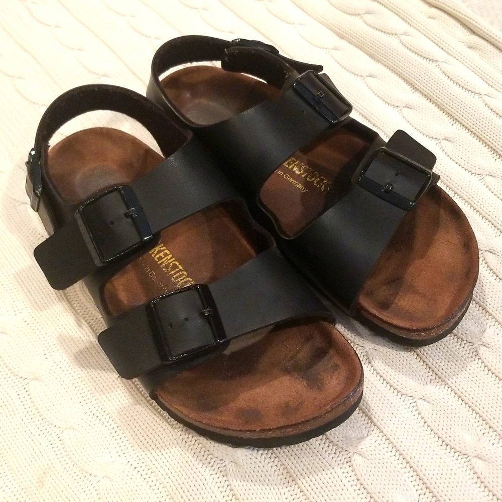 Milano Black Birkenstocks